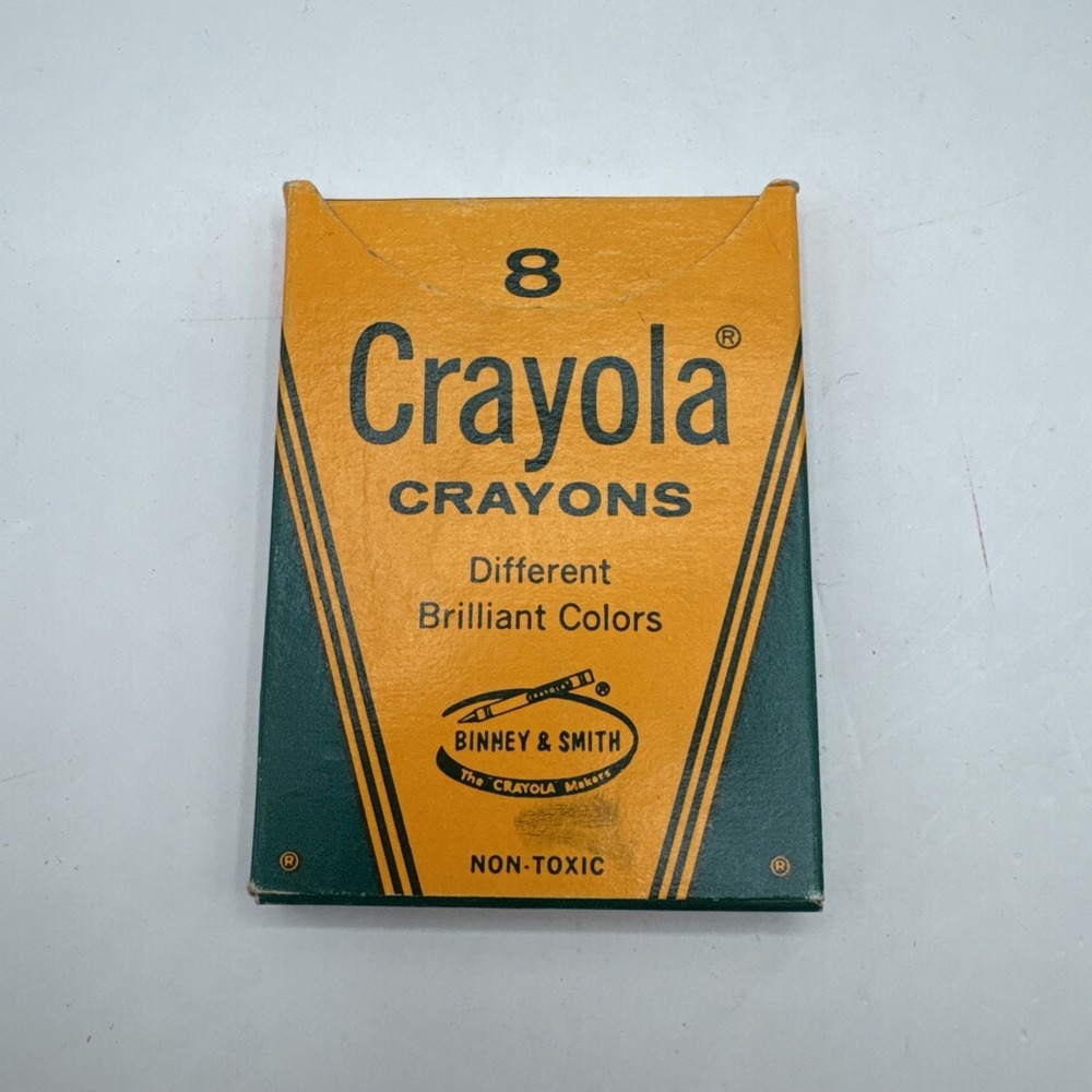 VTG Binney & Smith Crayola Crayons 24 Pack Brilliant‎ Colors School Home Crafts